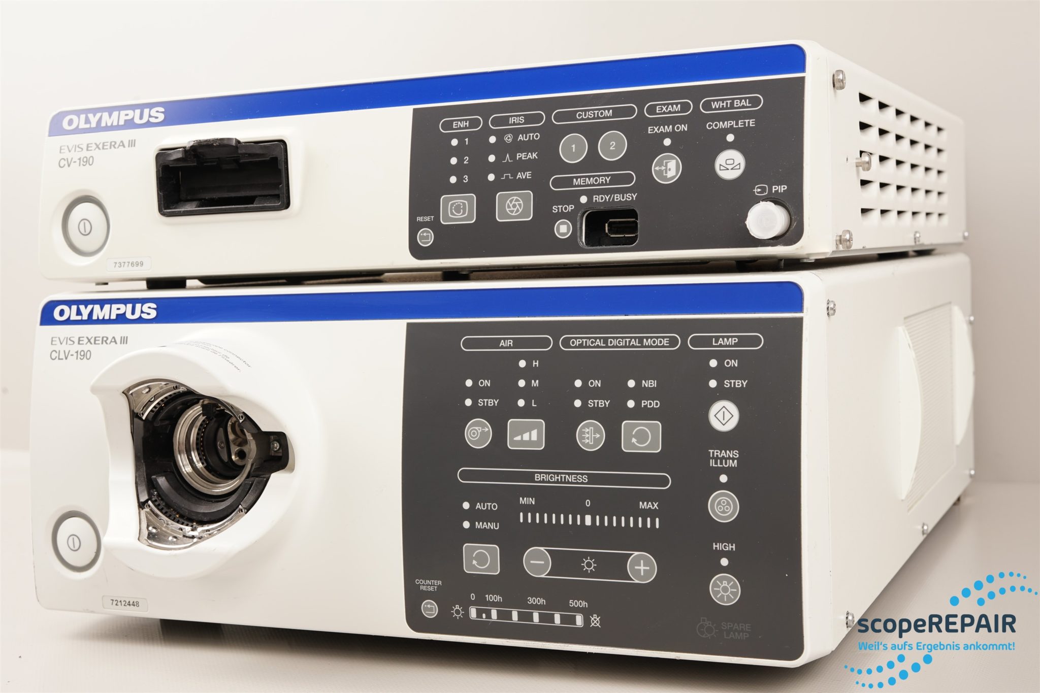 Olympus Evis Exera III CV190 / CLV190 scopeREPAIR GmbH