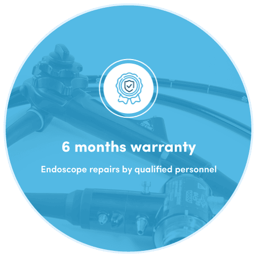 scopeREPAIR GmbH - 6-month warranty on endoscopes repaired by us